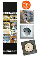 Memocards Suche Drei Formen Motiv 1