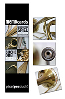 Memocards Suche Drei Musik Motiv 1